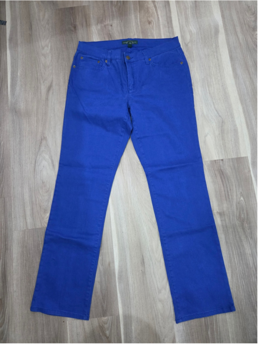 Lauren Ralph Lauren Women's Modern Straight Leg Jeans Size 12 Blue